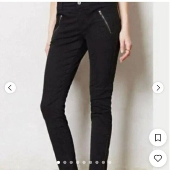 ANTHROPOLOGIE Pilcro and the Letterpress 
Black Skinny Jeans 27 4 - Picture 1 of 12